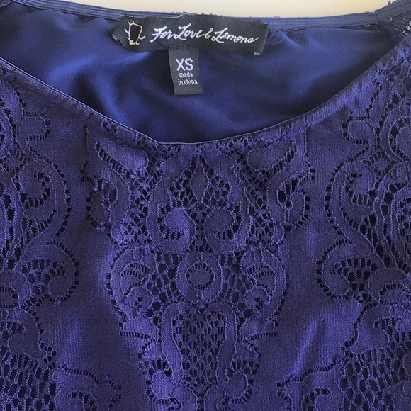 For Love & Lemons Midnight lace crop top skirt set - Picture 7 of 16